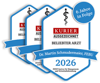 Ausgezeichnet Beliebter Arzt 2026 – 6 Jahre in Folge